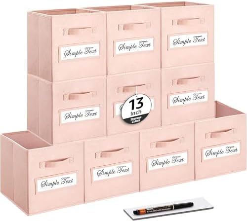13x13x13 storage cube bins Fabric storage cubes by Artsdi