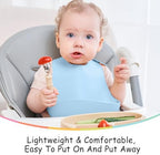 Mombella Baby Bibs, Silicone Bibs - Image 5