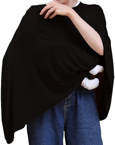 Seejoy Nursing Cover for Breastfeeding, 360°Full Coverage Nursing Poncho by Unknown