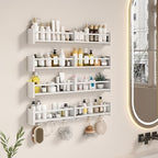 34Inch Nursery Bookshelves, Wall Floating Shelf Kids Coat Rack - Image 7