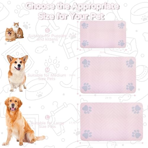 Dog Cat Food Mat, Absorbent Pet Feeding Mat - Image 3