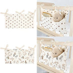 Cinaci 2pcs Cotton Pram Stroller Caddy Baby Crib Hanging Organizers Storage by Cinaci