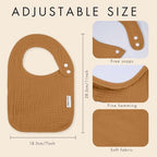 Muslin Baby Bibs for Drooling and Teething, Bibs for Boys Girls - Image 6