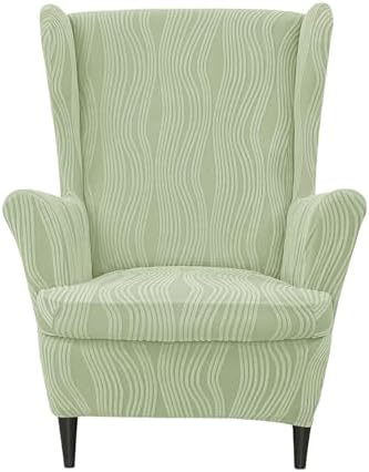 CRFATOP Wingback Chair Covers Wing Armchair Slipcovers by CRFATOP