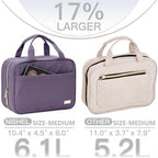 NISHEL Travel Toiletry Bag for women, Portable Hanging makeup Organizer - Image 3