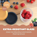 BEABA 6 Pack Glass Baby Food Jars - Image 3