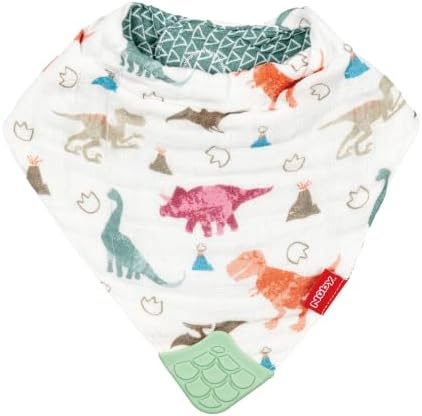 Nuby Baby Bibs - 3 Pc Muslin Bibs - Reversible 100% Natural Cotton Teething - Image 4