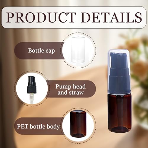 erioctry 10ML Portable Empty Refillable Bottle Cream Shampoo Lotion Treatment - Image 3