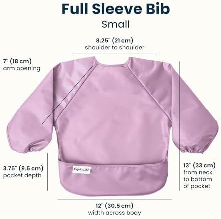 Tiny Twinkle Long Sleeve Bib for Babies & Toddlers | 2-Pack Waterproof Smock - Image 6