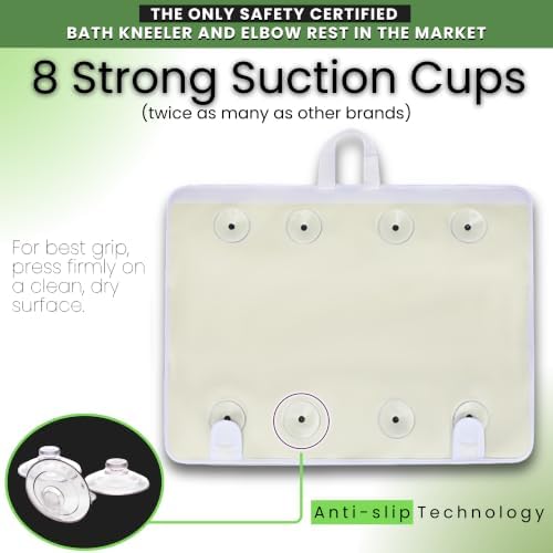 Supa Ant Bath Kneeler –8 Suction Cups & 2" Padding.Certified Non Toxic Bath - Image 3