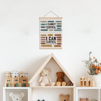 Inspirational Boho Poster Hanger, Therapy Office Decor Calm Corner Items - Image 3