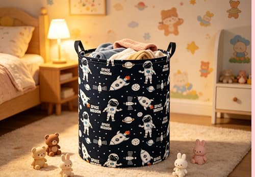 Baby Laundry Hamper kids laundry Basket Waterproof Laundry Bag - Image 4