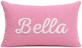 Custom Embroidered Monogram Pillow，Personalized Couples Name Wedding Decorative by JAXVVIQEN