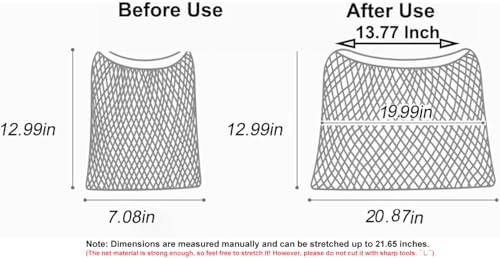2-in-1 Universal Stroller Organizer & Golf Cart Mesh Bag - Image 4