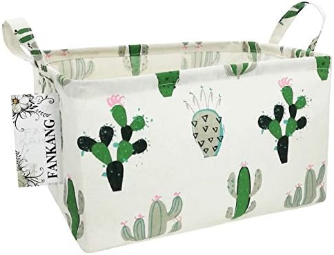 Rectangular Cactus Storage Bin Nursery Hamper by FANKANGStorageBasket