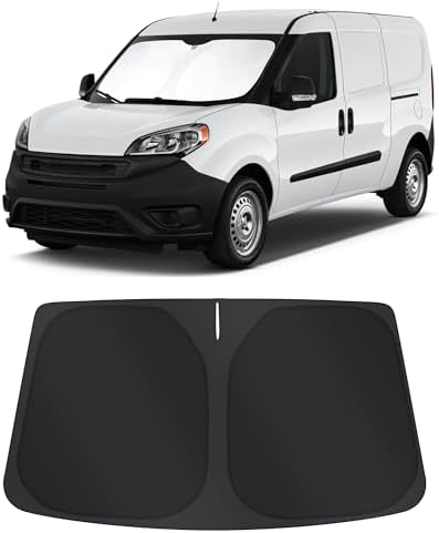 TINGLU Sun Shade for Dodge RAM ProMaster 2014-2025 2026 Accessories Windshield by TINGLU