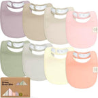 KeaBabies 8-Pack Organic Baby Bibs by KeaBabies