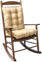 Indoor Outdoor Khaki Rocking Chair Cushions by DetailsMakeLifeMoreSoft