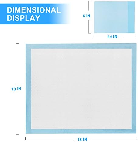 Disposable Changing Pad Liners Pack of 100 Baby Incontinence Changing Pads - Image 4