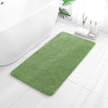 Polyester Bathroom Rug 24"x48" Hunter Green, Non-Slip Soft Bath Mat by Kildoss