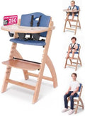 Abiie Beyond Junior Convertible Wooden High Chair by Abiie