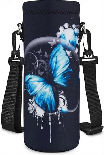 AUPET Water Bottle Bag Carrier, 24oz/32oz Insulated Neoprene bottle Sling by AUPET