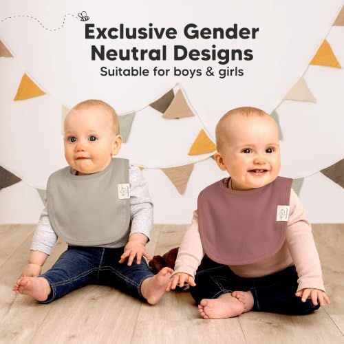 KeaBabies 8-Pack Organic Baby Bibs - Image 6