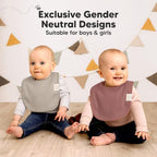 KeaBabies 8-Pack Organic Baby Bibs - Image 6