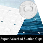 Shower Mat Bathtub Mat, 26.8x15.1 inch, Non-Slip Bath Mat - Image 3