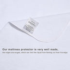 Flannel Crib Protector Pad，100％ Waterproof Mattress Protector Pad, One Size - Image 5