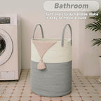 JMvicyroam 80L Cotton Rope Laundry Basket Hamper - Image 5