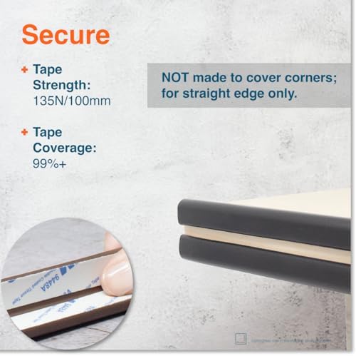 Roving Cove Furniture Edge Protector, Desk Edge Cover, Small 9ft Edge Only - Image 4