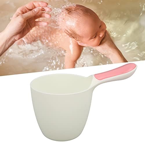 Annad Baby Bath Rinse Cup, Cup Comfortable Handle Bright Color Premium Plastic - Image 2