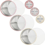 PandaEar 3 Pack Stainless Steel Baby Suction Plates by PandaEar