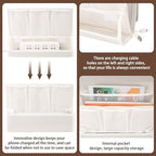Bedside Caddy Organizer for Dorm Bed Rails - Image 6