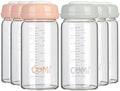 COMI Wide Neck Glass Breastmilk Collection n Storage Bottle, 6 Packs, 8oz by COMI