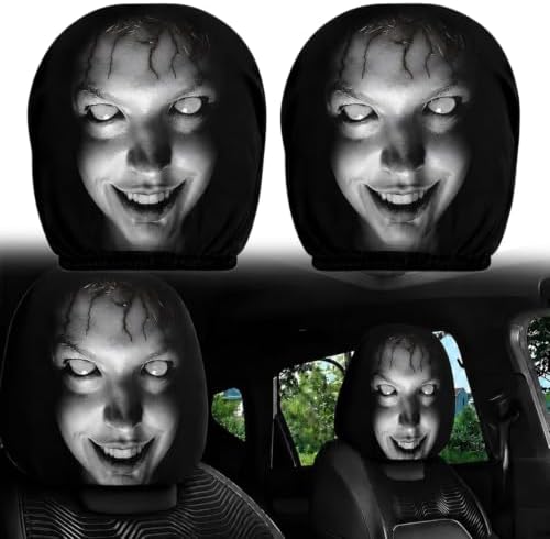 Ghost Face Headrest Covers by Unknown