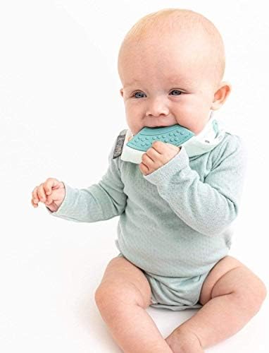 Cheeky Chompers Neckerchew Teething Bib, 2-in-1 Bandana Style Bib w/Food Grade - Image 5