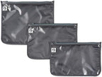 Tiny Twinkle Diaper Bag Organizing Pouches|3 Pack Mess-Proof Clear Front Travel by TinyTwinkle