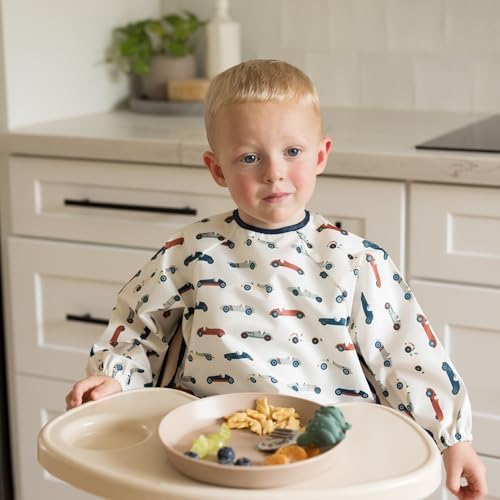 Tiny Twinkle Long Sleeve Bib for Babies & Toddlers | 2-Pack Waterproof Smock - Image 5