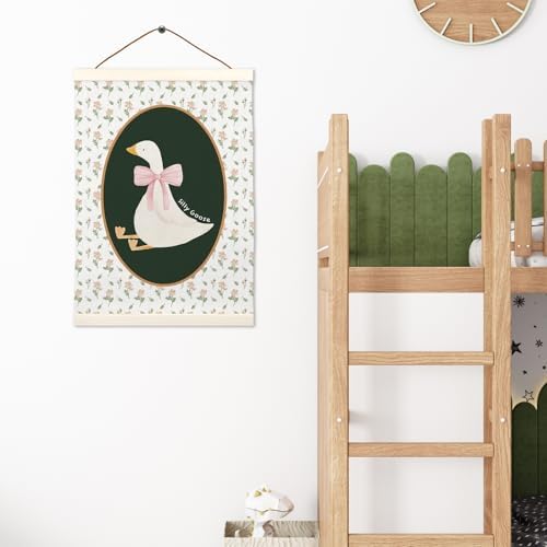 LKETW Forest Green Silly Goose Poster Hanger Frame, 12x16 inch Preppy Wall Art - Image 2