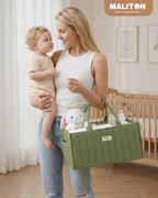 Maliton Baby Diaper Caddy Organizer - Image 6