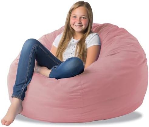 Bean Bag Cover for Organizing Plush Memory Foam Stuffed Animal Bean Bag Storage by Dafftos