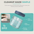 Mason Bottle Glass Breastmilk Storage Jars - Image 6