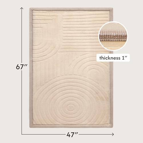 Hakuna Matte CloudSoft Mat for Floor 47" x 67" 3D Arches - Image 2