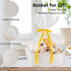 OIAHOMY 7L Woven Basket, Gift Basket Empty - Image 3