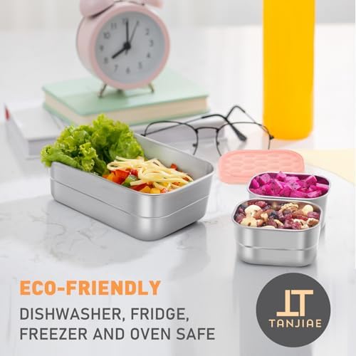 Tanjiae Small Stainless Steel Lunch Containers - Image 4