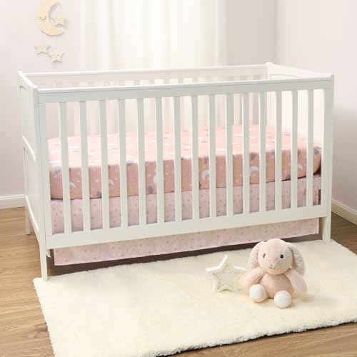The Peanutshell New Moon 3-Piece Baby Girl Crib Bedding Set - Image 6