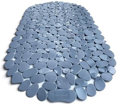 “Pebbles” Non-Slip Bathtub & Shower Mat 27”x14” Oval - Image 3