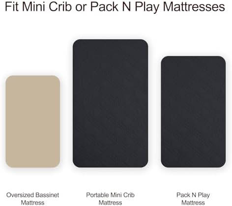 david's kids 2 Pack Waterproof Mini Crib Mattress Protector, Fit Pack N Play - Image 7